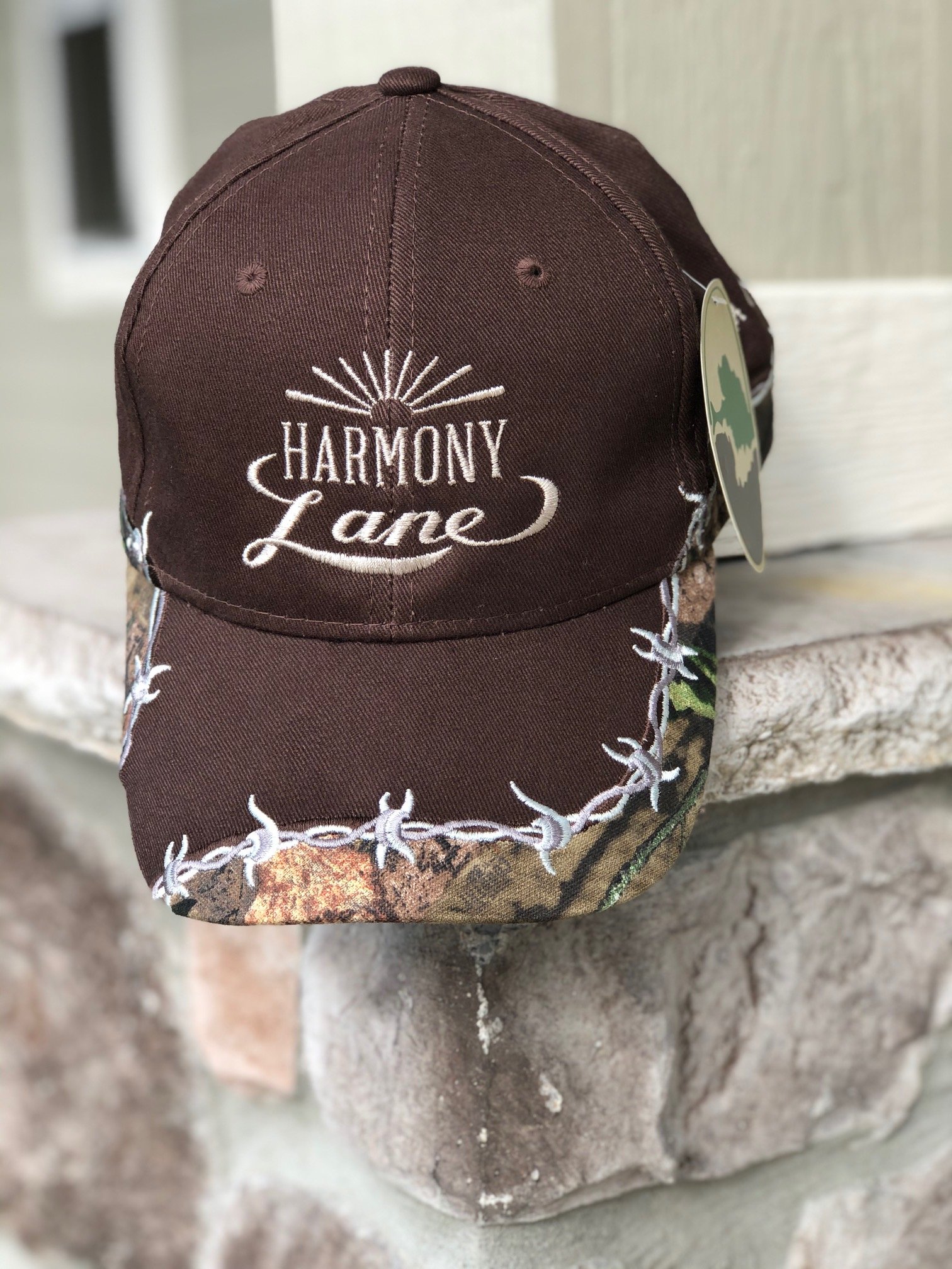 Brown Fitted Mossy oak Hat